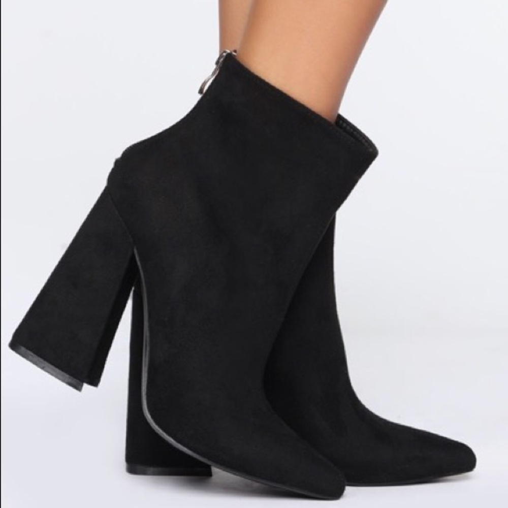 Black booties
